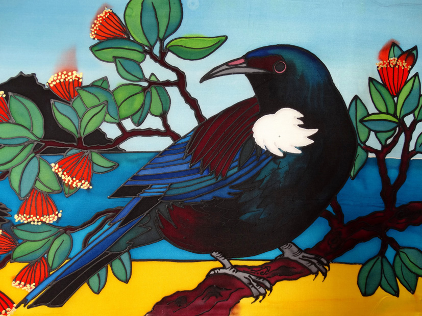 Jo May: Tui On Pohutukawa