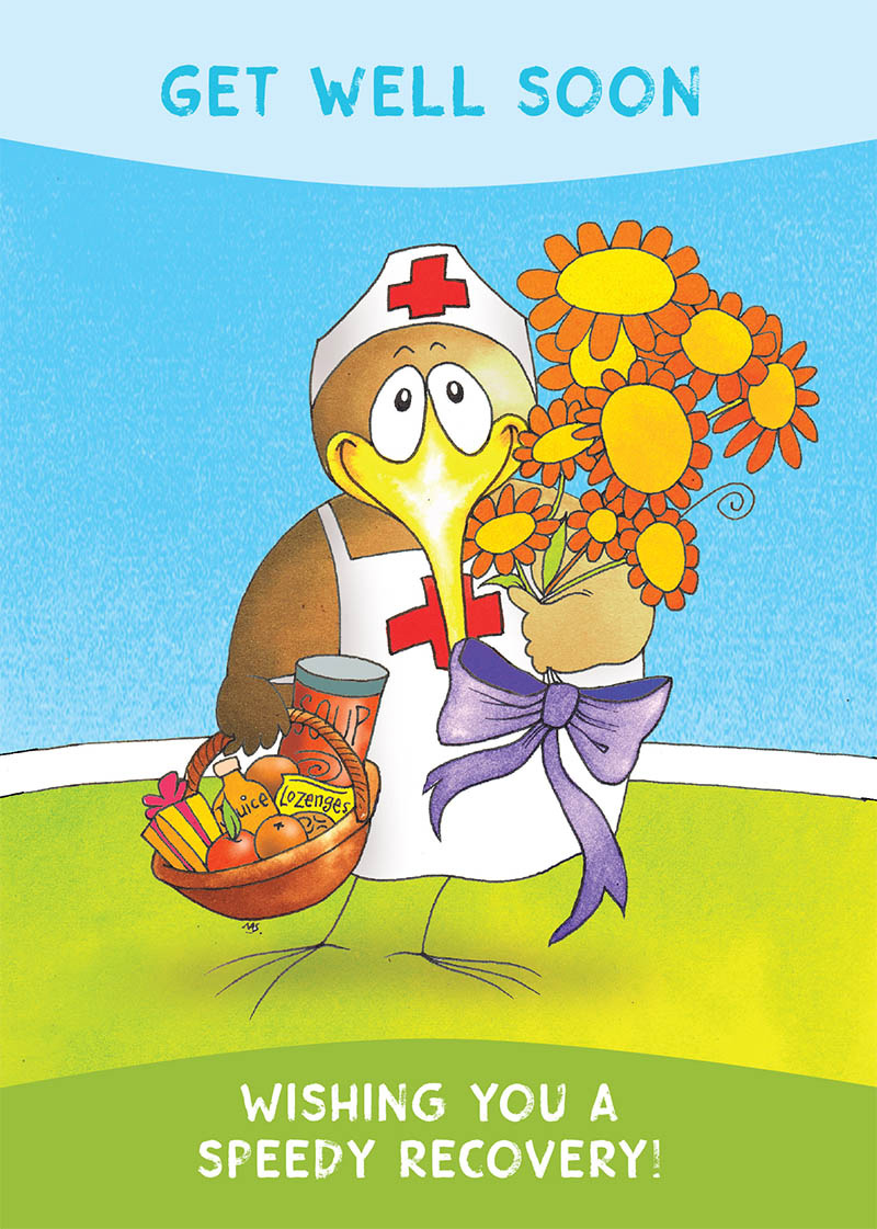 Kiwi Kartoons: Get Well