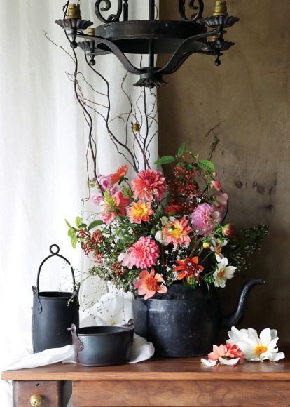 Kate W: Teapot Flowers