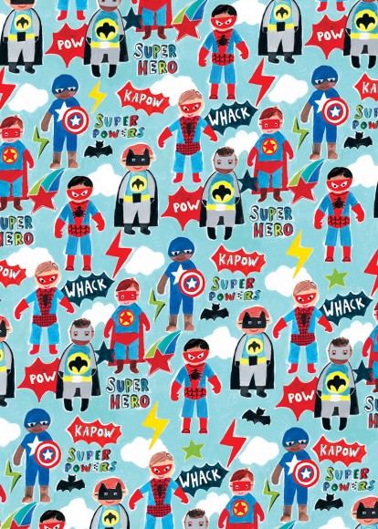 Wrap (Sheet): Super Hero