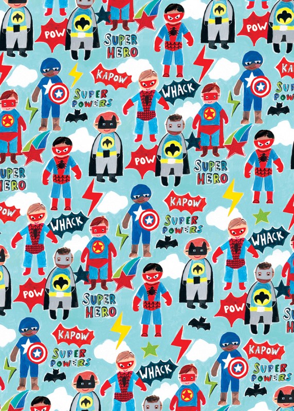 Wrap (Sheet): Super Hero