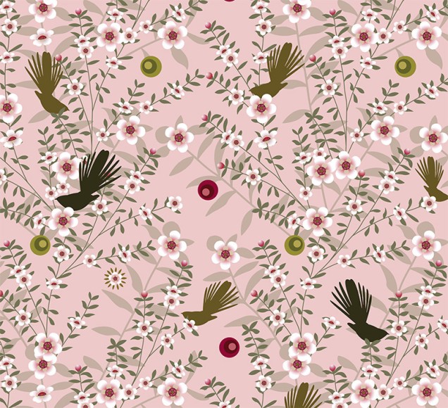 Wrap (Sheet): Nz Manuka Fantail