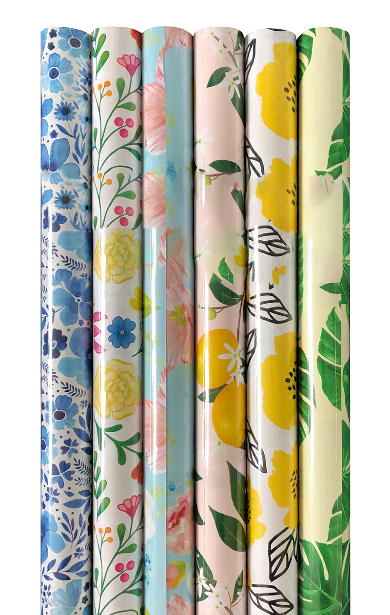 Roll Wrap (2M): Valuea 6 Assorted Designs