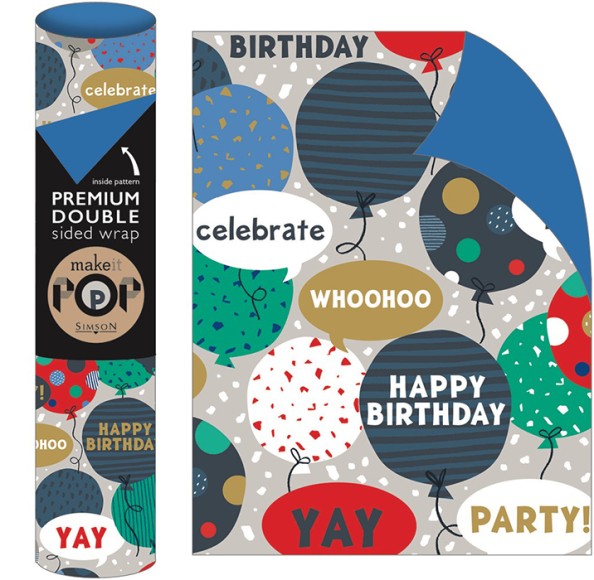 Roll Wrap (2M): Balloons