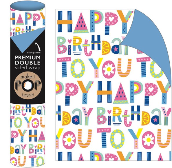 Roll Wrap (2M): Birthday Type