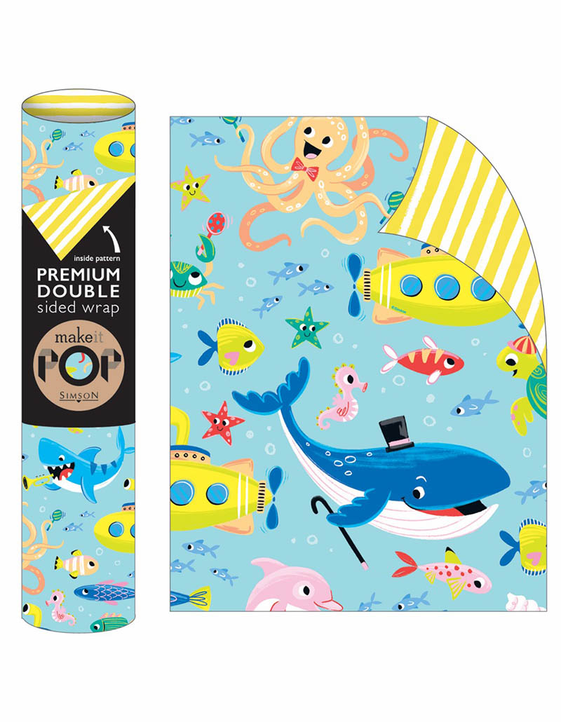 Roll Wrap (3M): Ocean Commotion