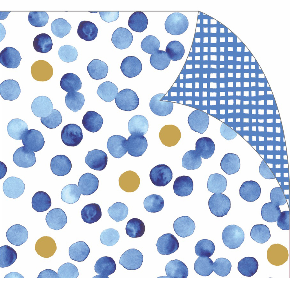 Wrap (Folded): Blue Berries