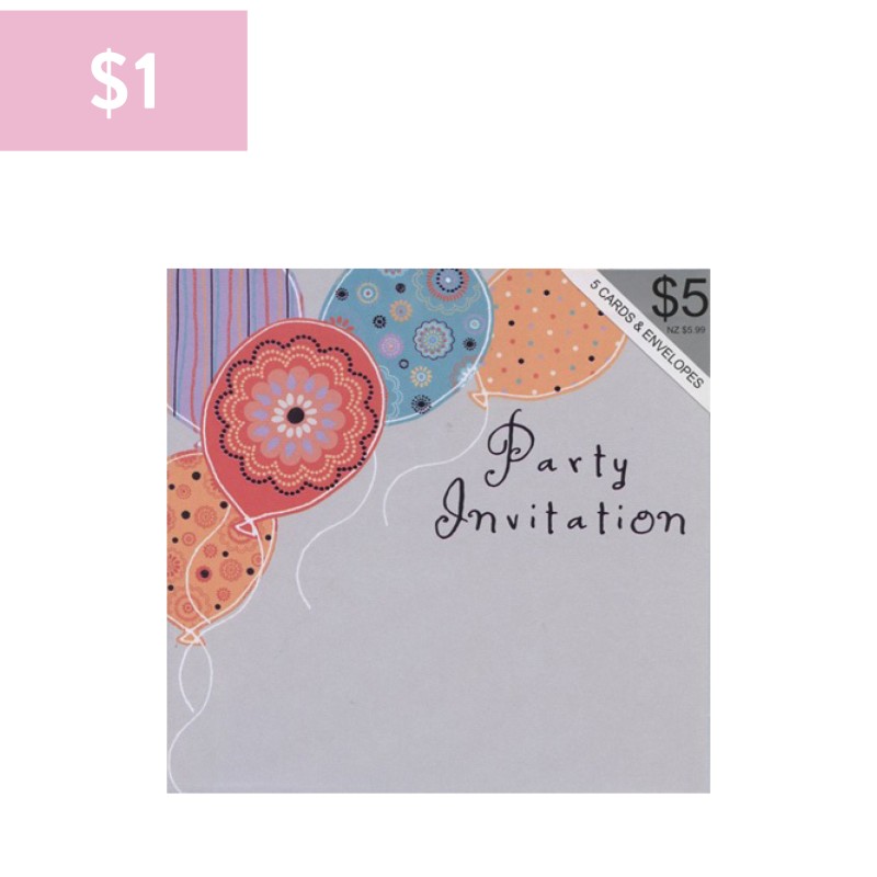Hallmark Party Invitations Balloons