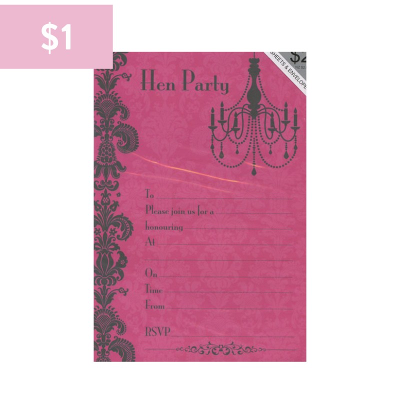 Hallmark Party Invitations Hen Party
