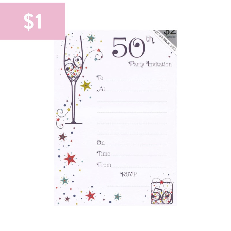 Hallmark Party Invitations 50th Birthday