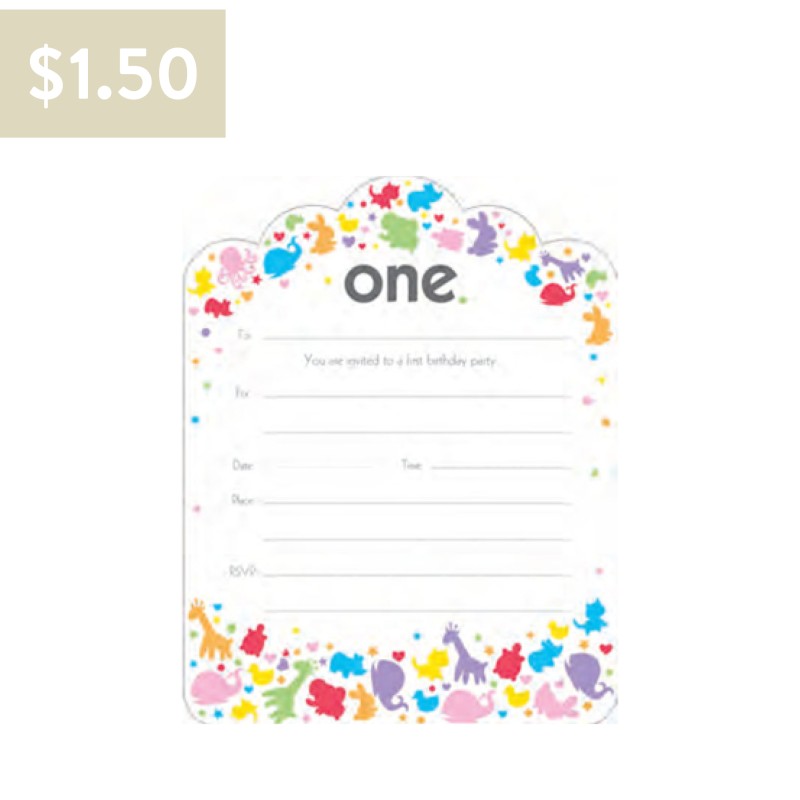 Hallmark Party Invitations Premium 1st Birthday