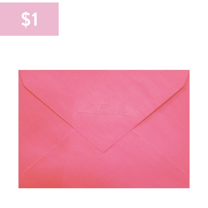 Pack of 25 Pink Hallmark Envelopes