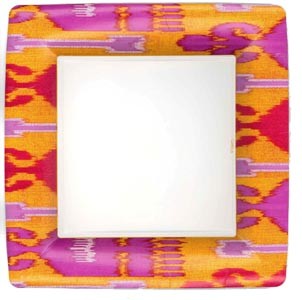 Paper Plate Pack - Dinner Plate Ikat Saffron Sq