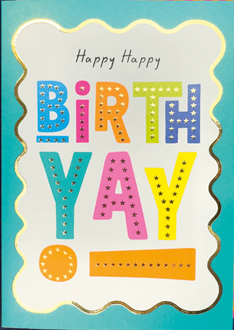 Neon Press: Birthday  Yay