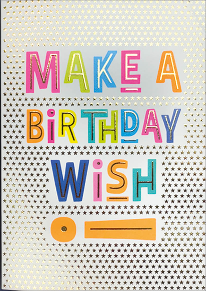 Neon Press: Birthday  Wish