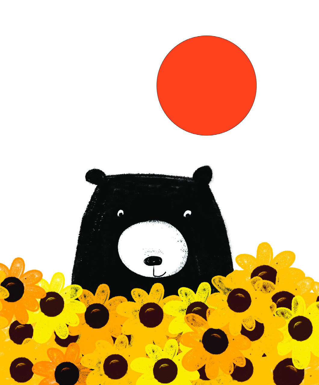 Bear: Sunflower Field