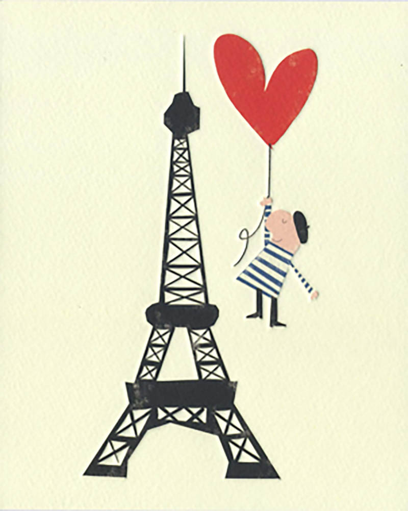 Ink Press:Heart Eiffel Tower