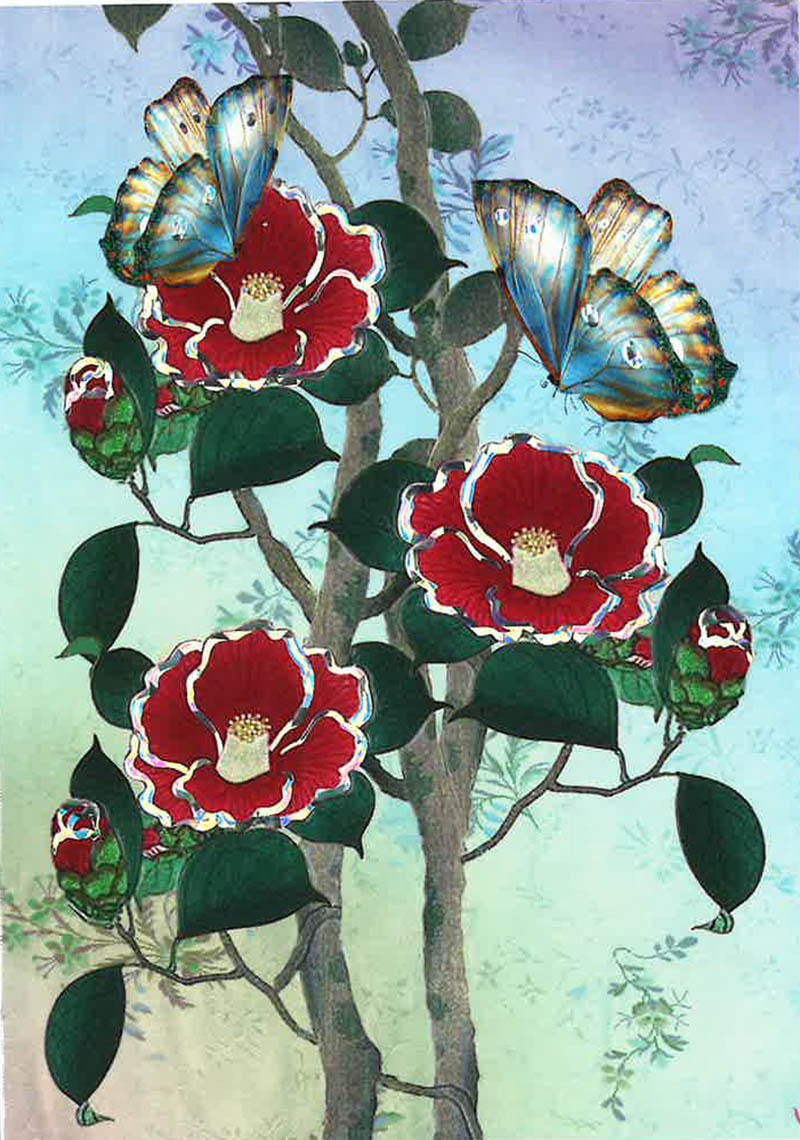 Vivien: Red Camellias