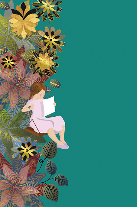 A Vos Plumes: Girl On Swing