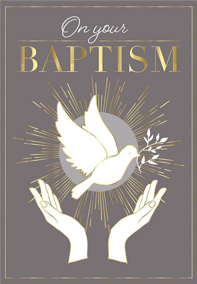On Your Baptism Dove And Hands