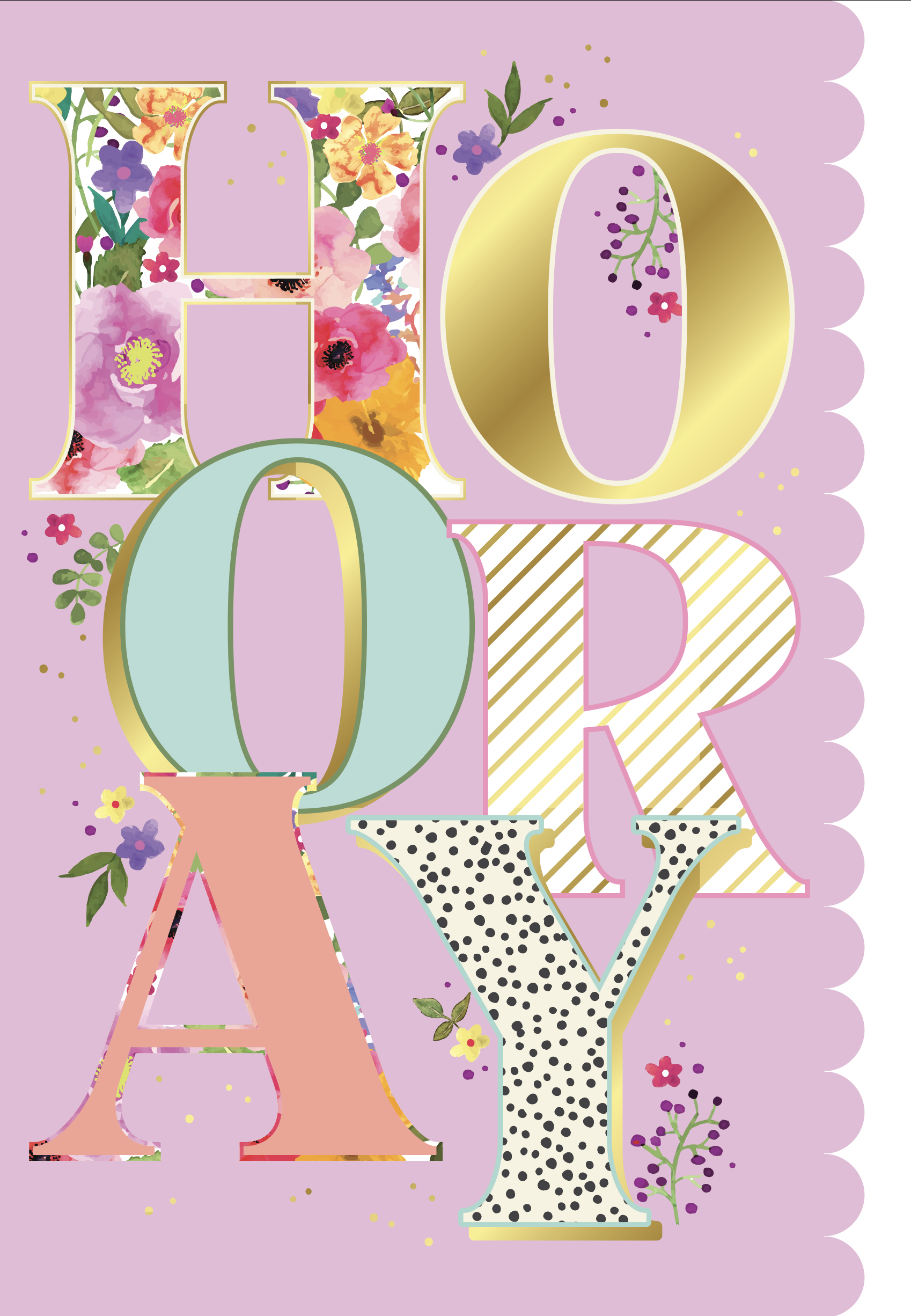 Fem Bday Hooray Floral