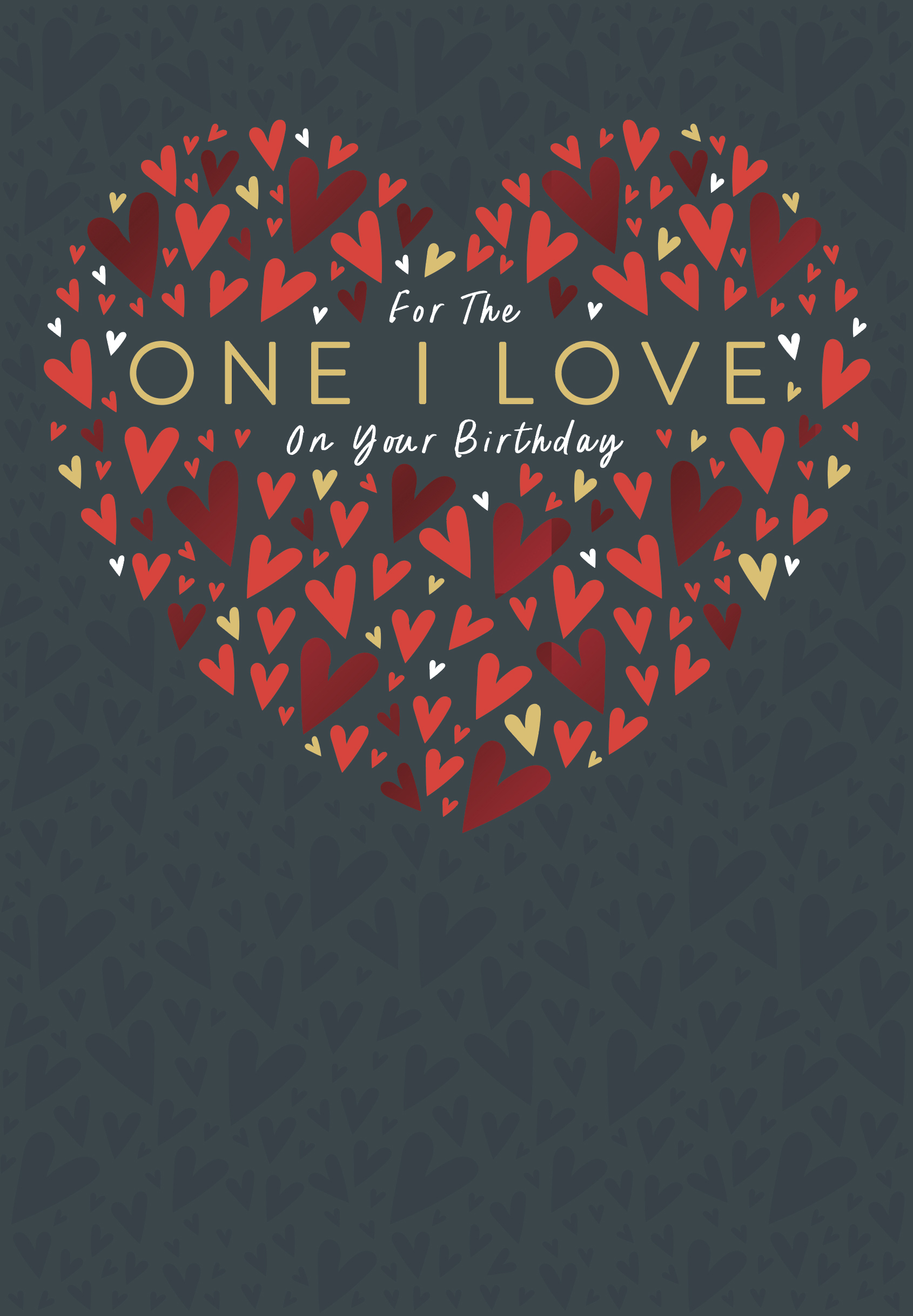 One I Love Male Bday Hearts