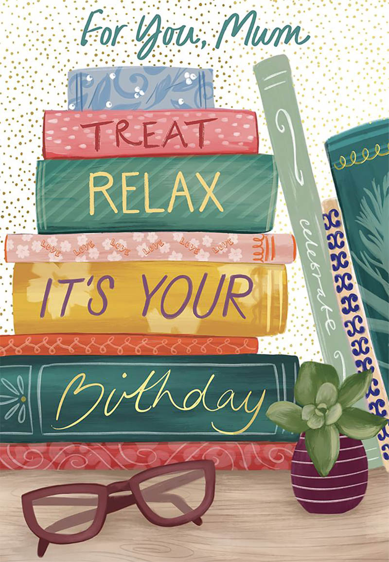 Bday Mum Relax Books