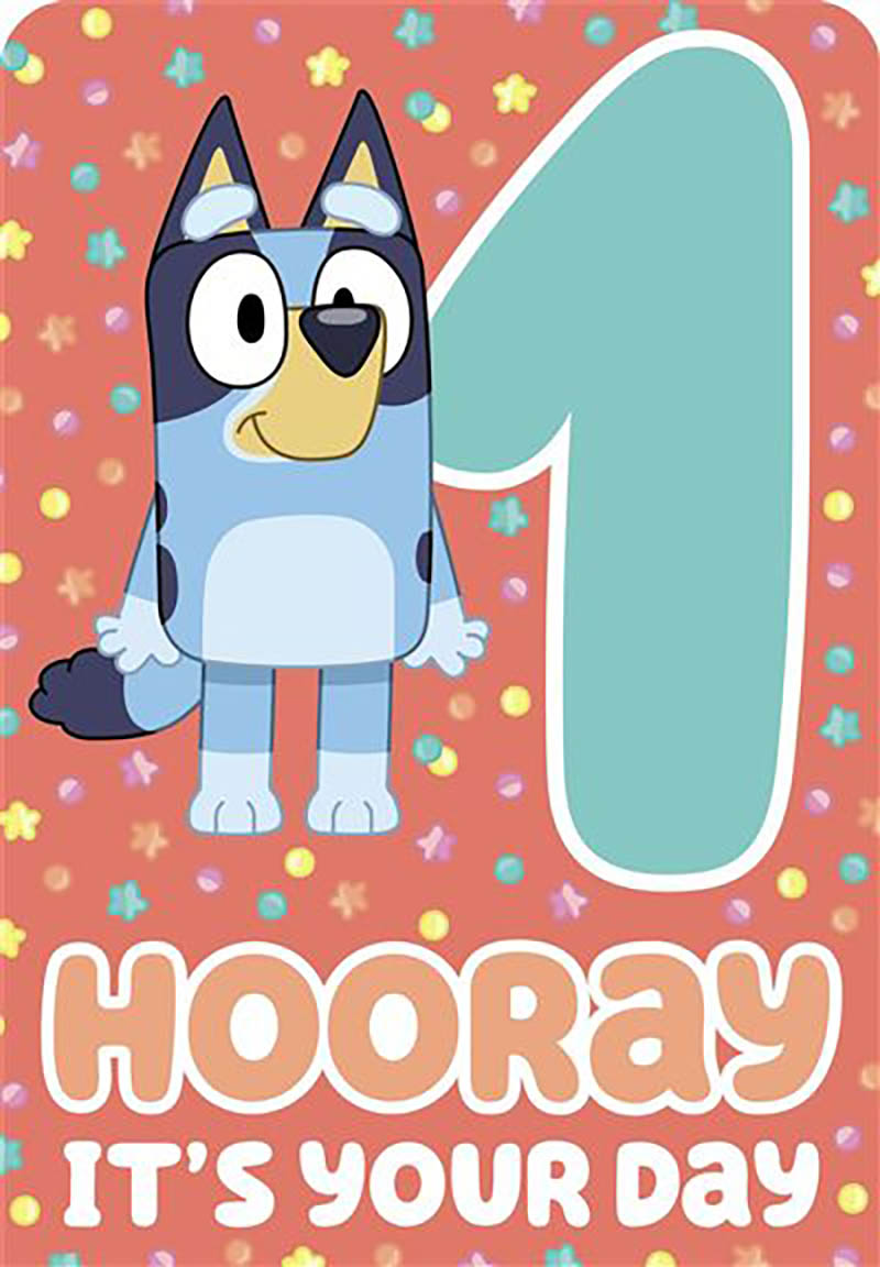 Bluey: 1St Bday Stars And Dots
