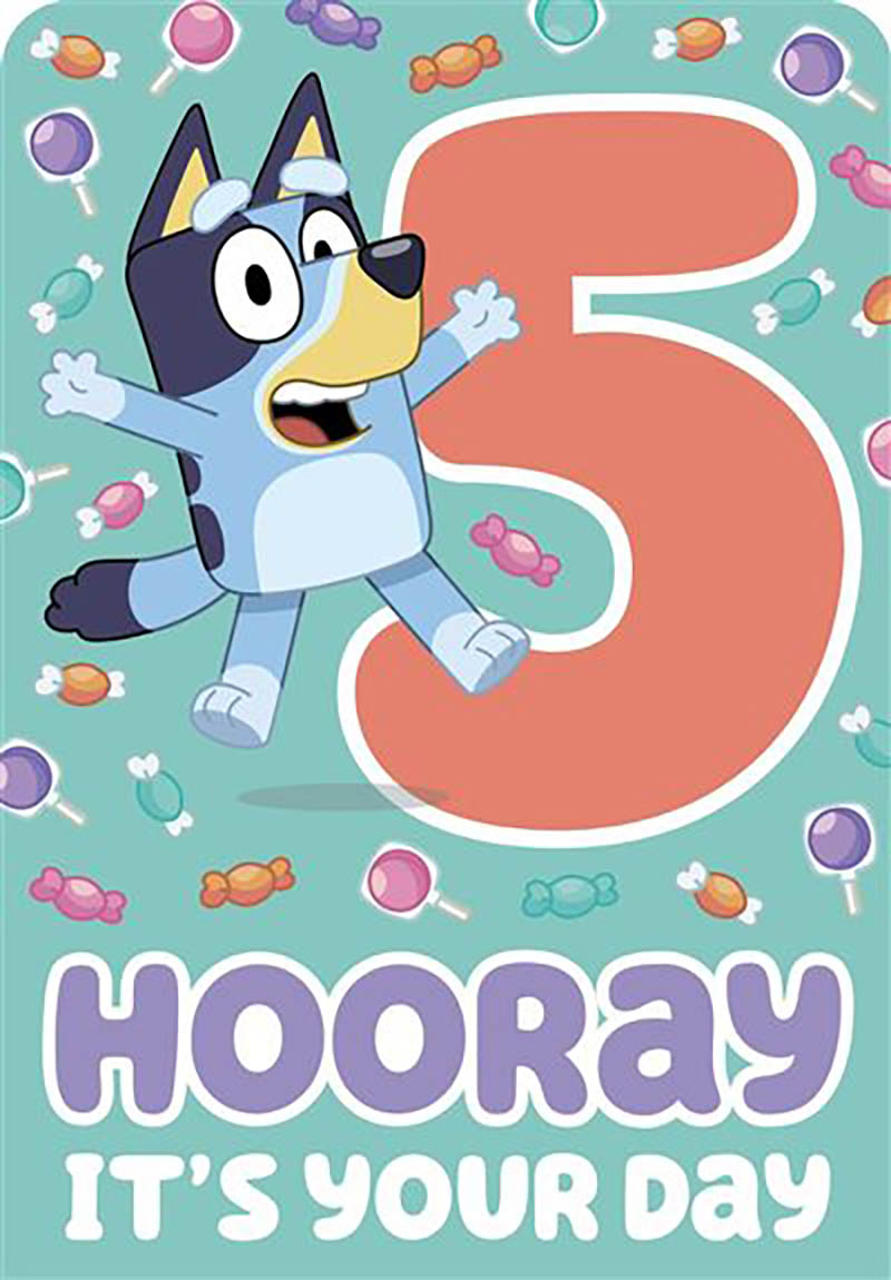 Bluey: 5Th Bday Lollies