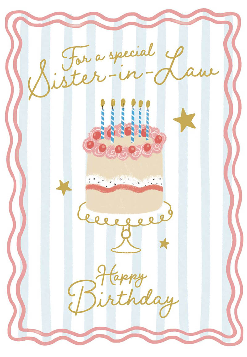 Bday Sister In Law Cake