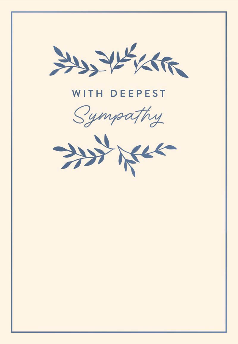 Sympathy Deepest Blue Leaves