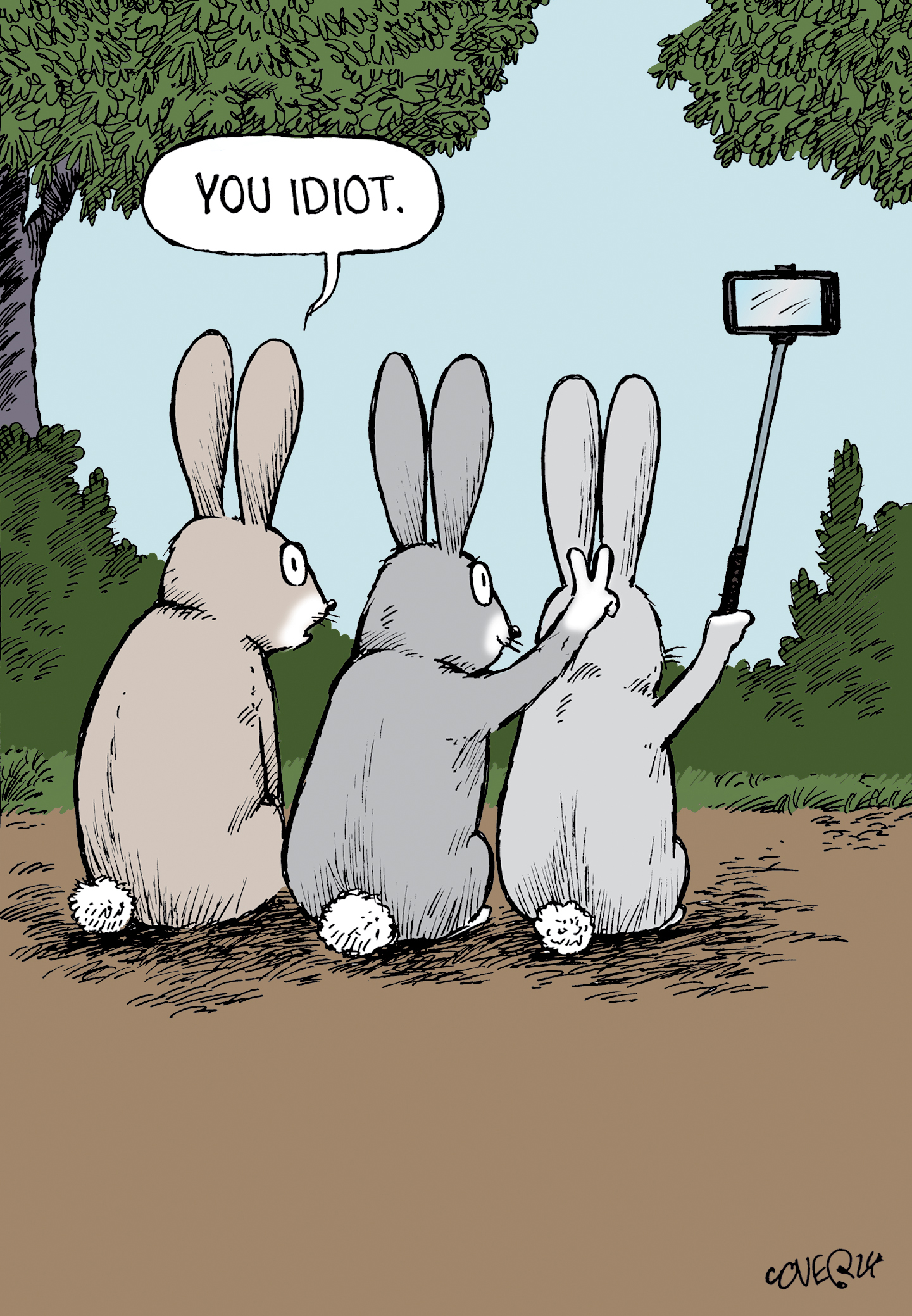 Woody 1: Rabbit Selfie