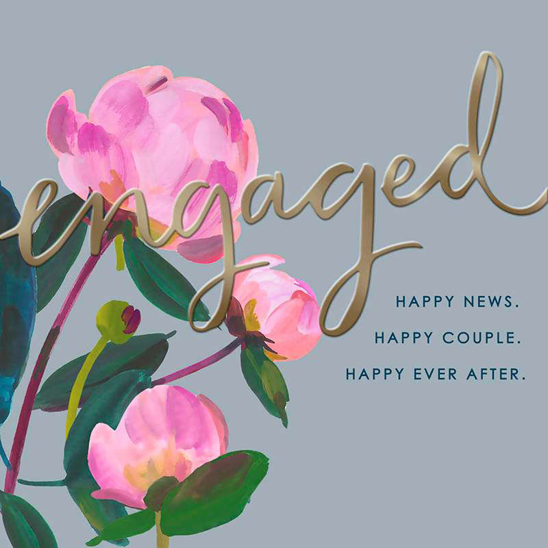 Engagement Watercolour Flower0