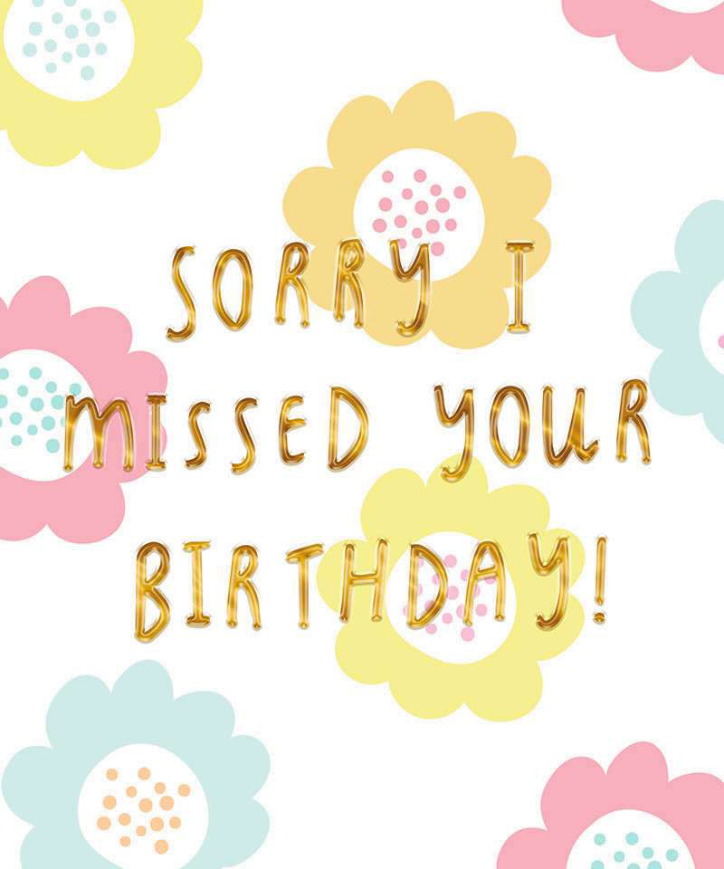 Pattern Pop: Sorry Missed Bday