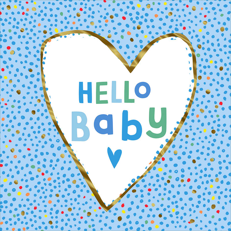 Baby Boy Blue Hello Baby