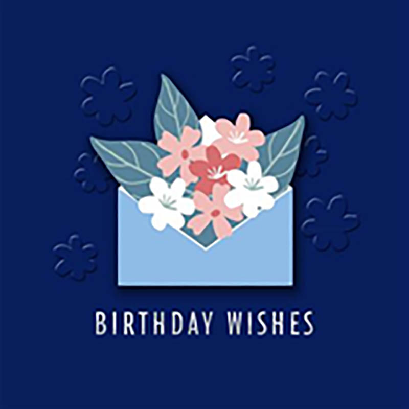 Hallmark: Bd Wishes Flowers