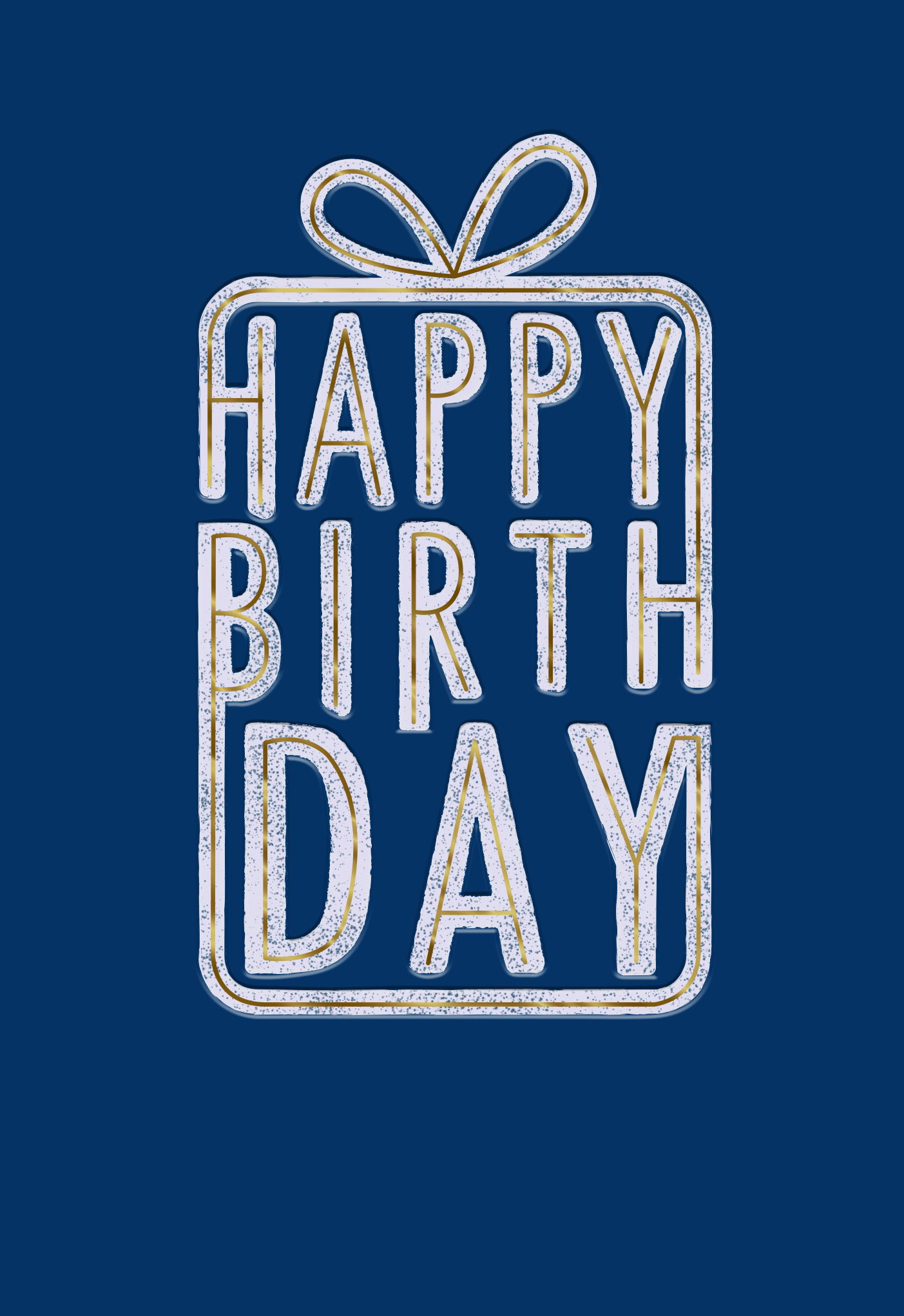 Hm Male Bday Typography Gift