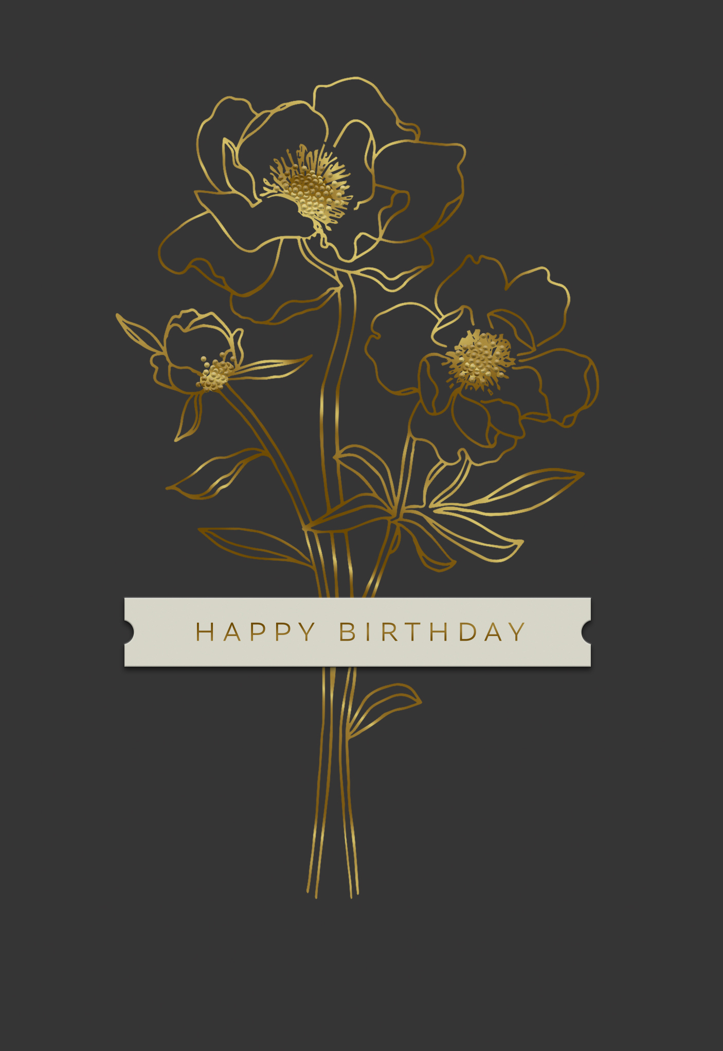 Signature: Birthday Fem Floral Drawing