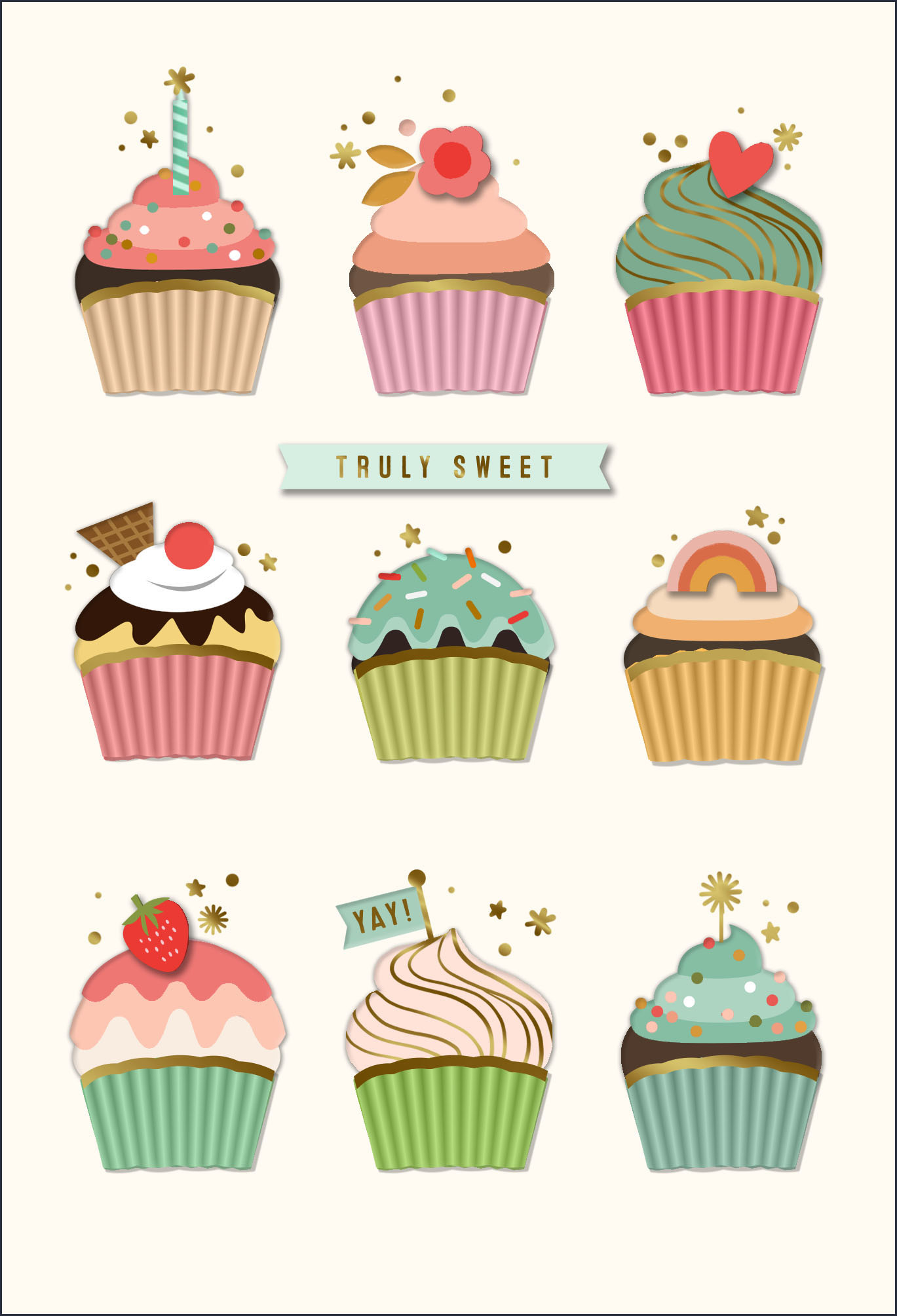 Signature: Birthday Fem Cupcake Repeat