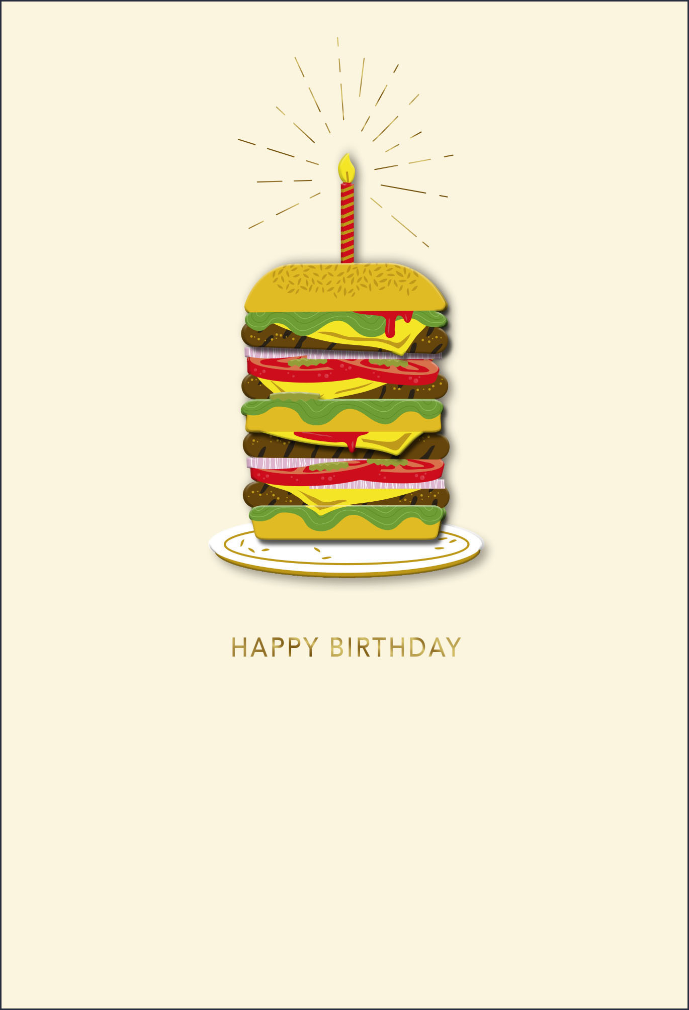 Signature: Birthday Male Burger