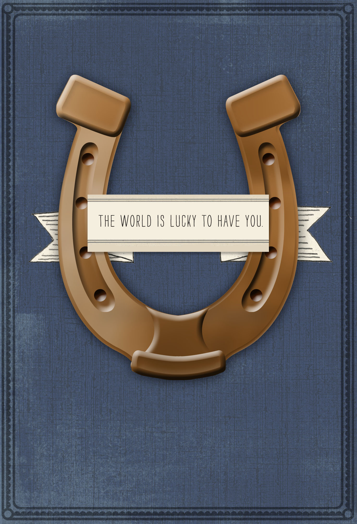 Signature: Birthday Male Horse Shoe