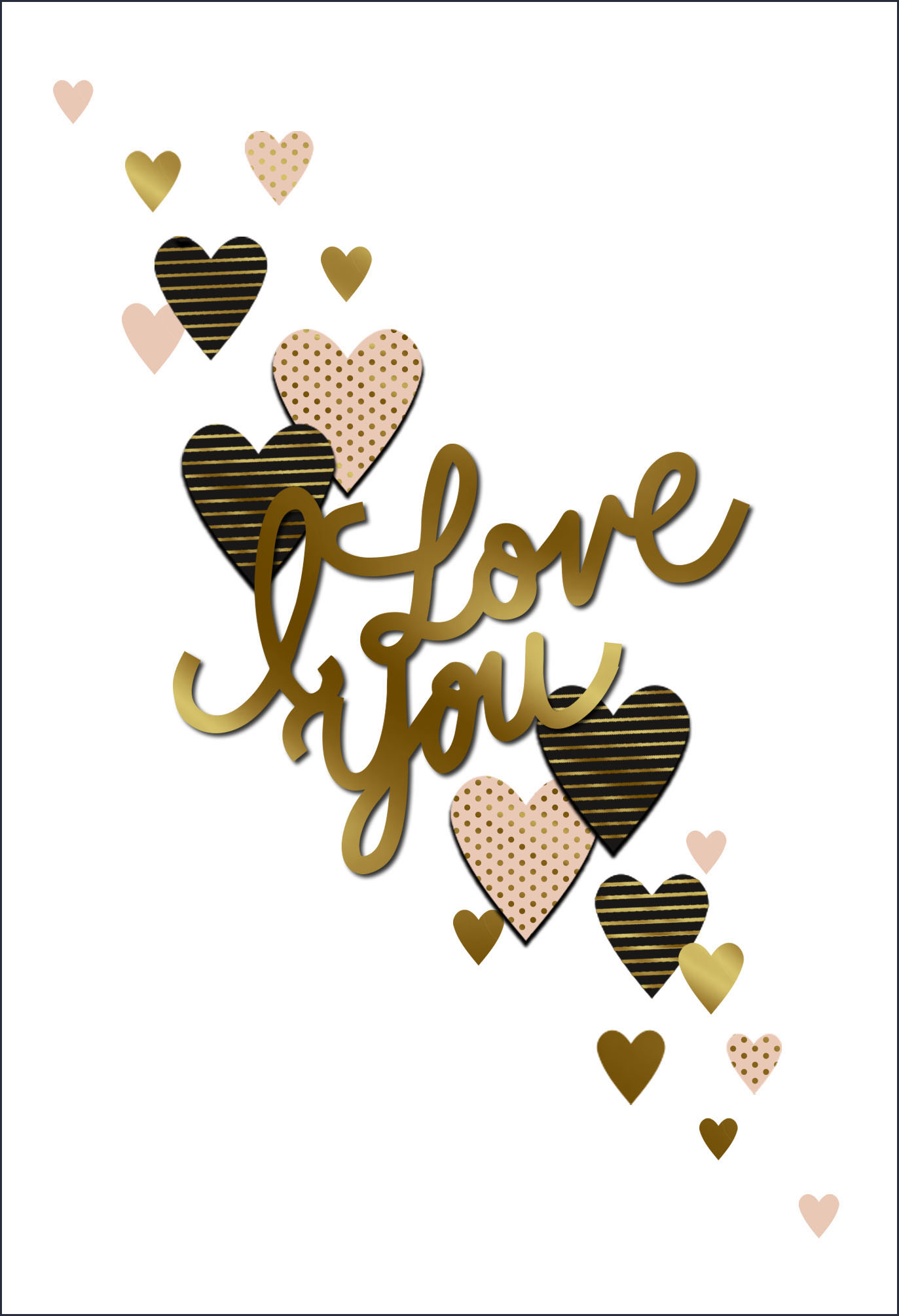 Signature: Birthday Love Hearts