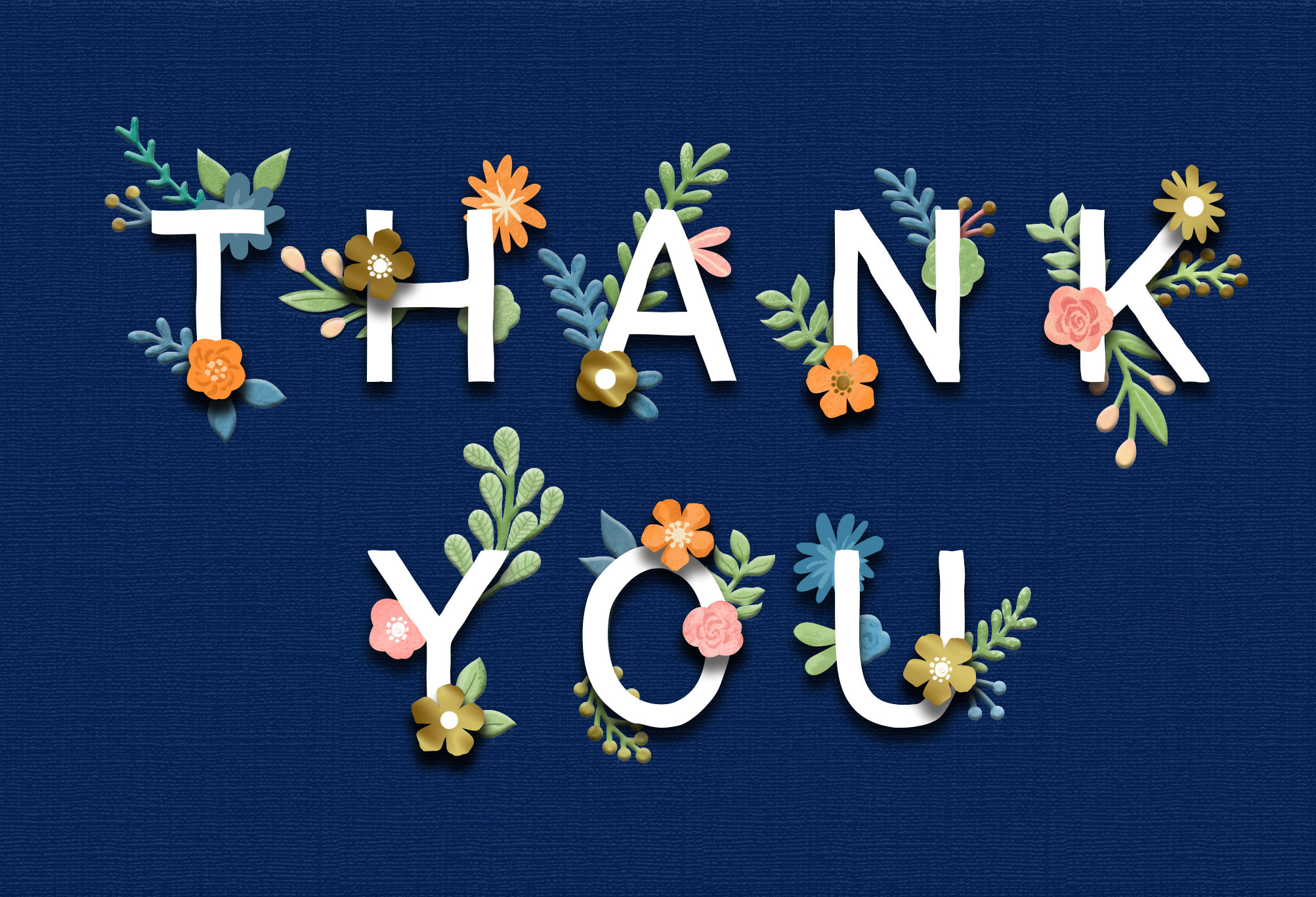 Hm Sig Thank You Floral