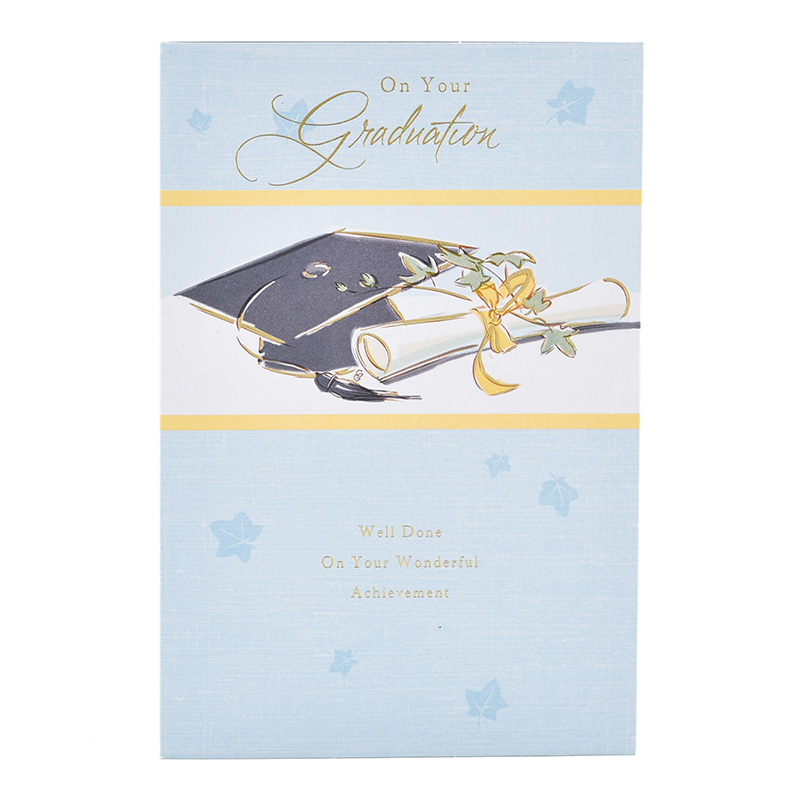 Hm Graduation Hat Scroll