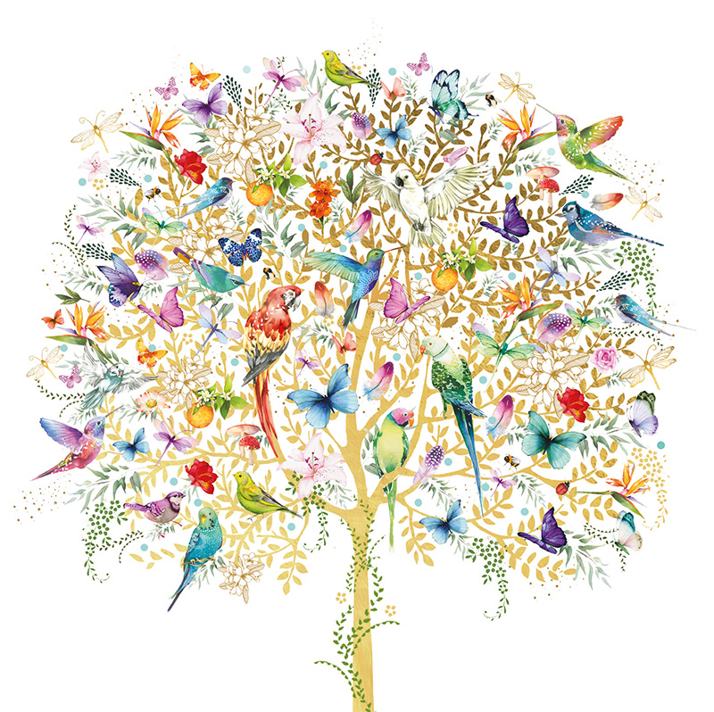 Pizazz Ltd Ed: Birds Tree