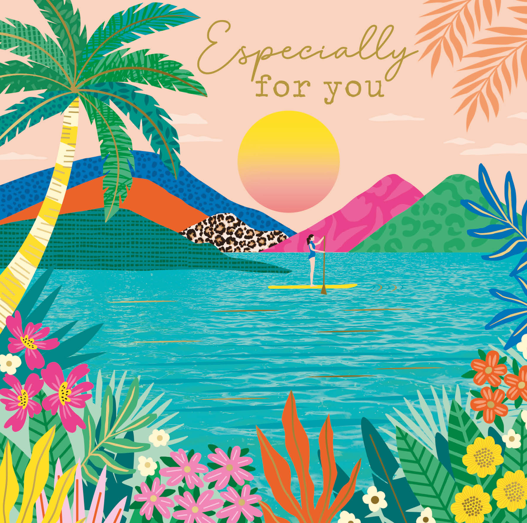 Vibez: Paddle Boarder Collage