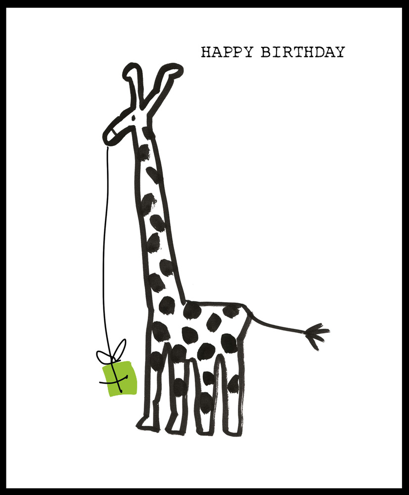 Doodle: Birthday Giraffe