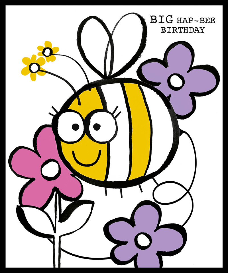 Doodle: Hap-Bee Birthday