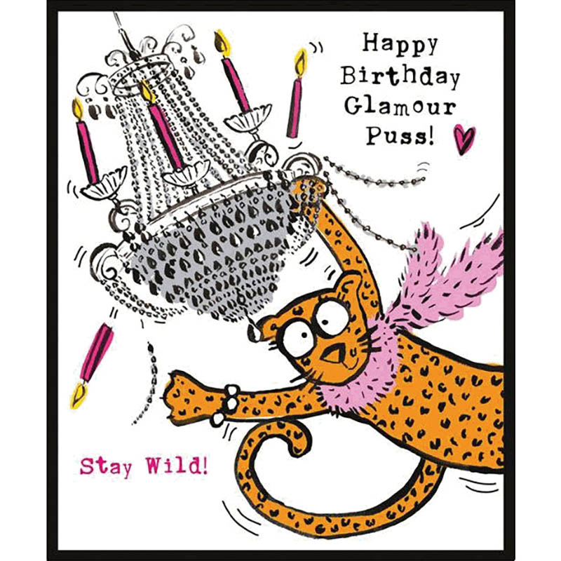 Doodle: Leopard Chandelier