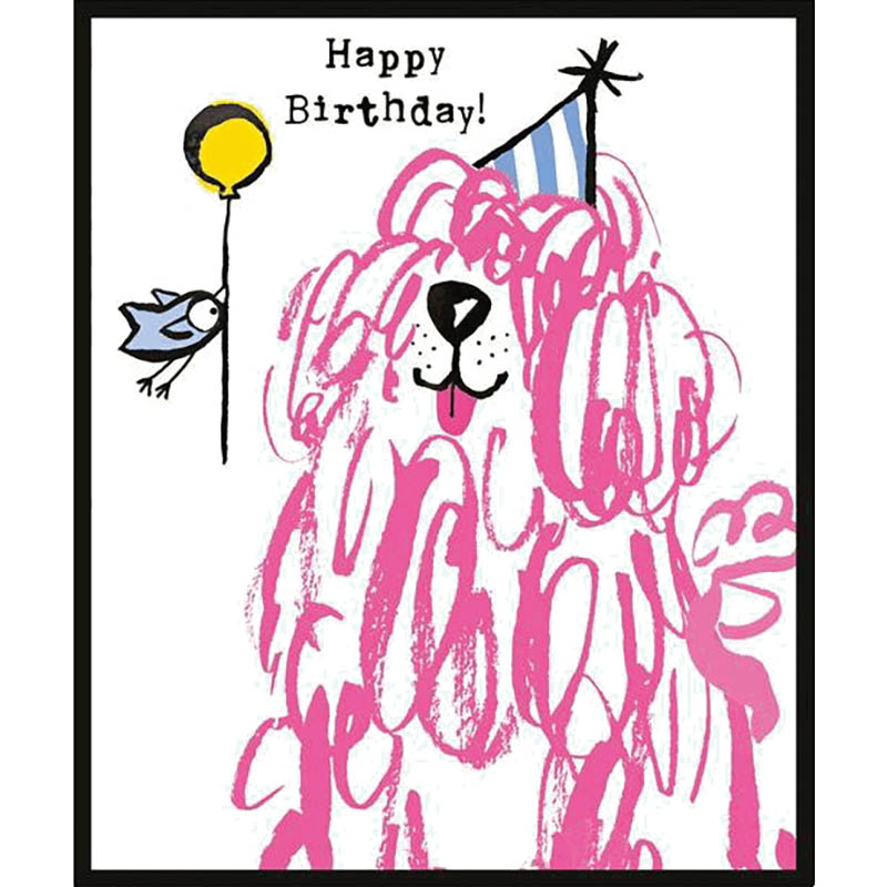 Doodle: Scruffy Pink Doggie